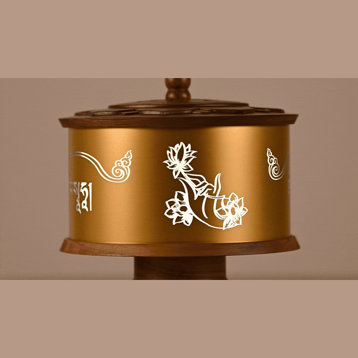 幸運｜綠度母心咒 360° 旋轉展示