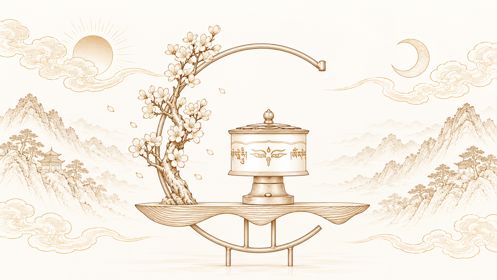 緣起轉經輪 Artwork