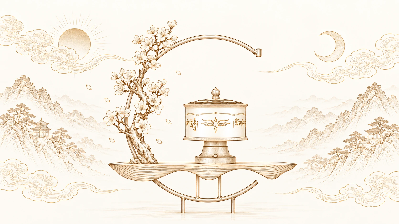 緣起轉經輪 Artwork