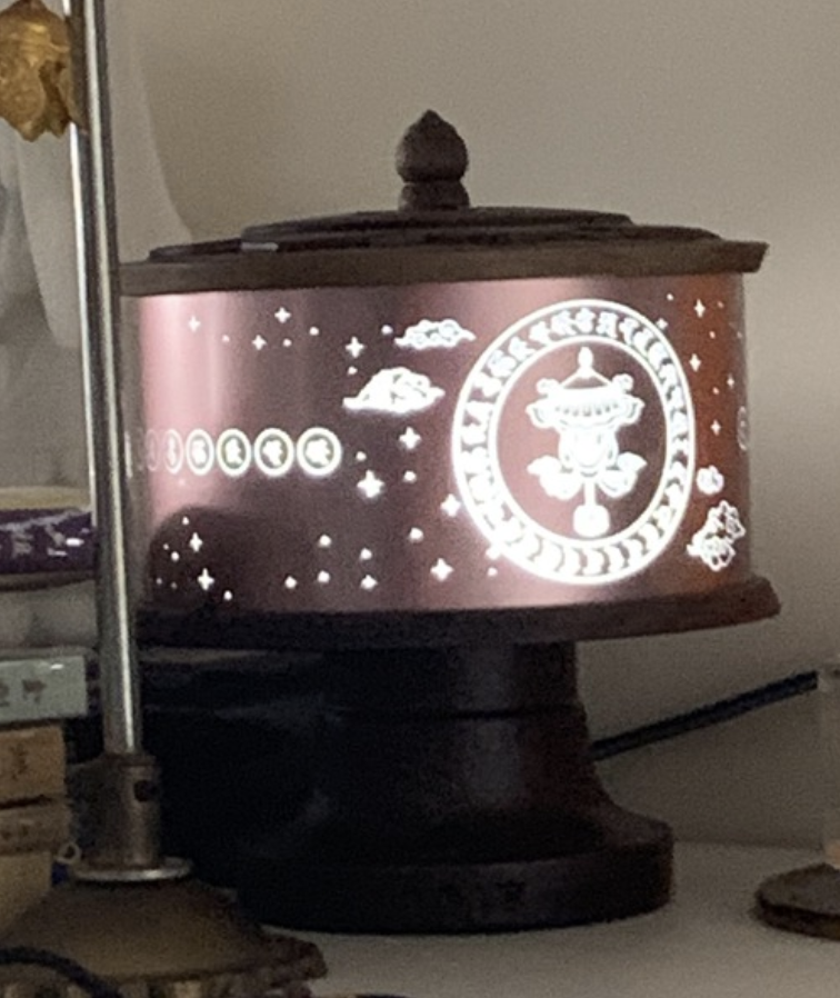 顧客 07分享的緣起轉經輪擺設